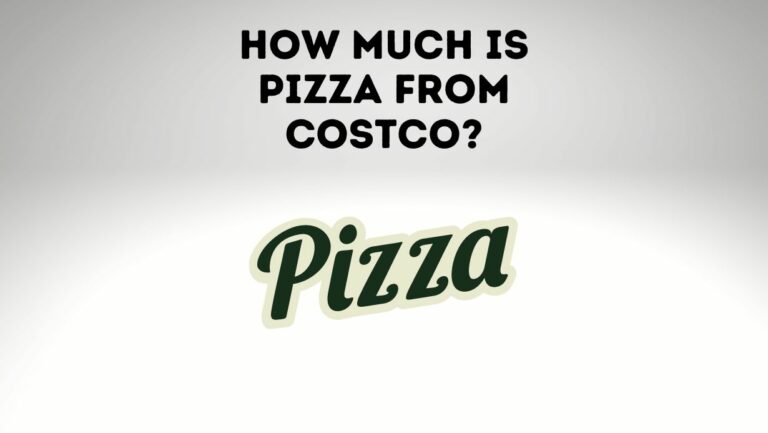 How Much Is Pizza From Costco Uk?